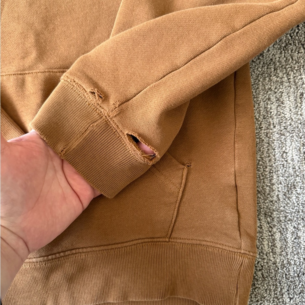 Youth Carhartt Brown Pull-Over Hoodie - Picture 2 of 5